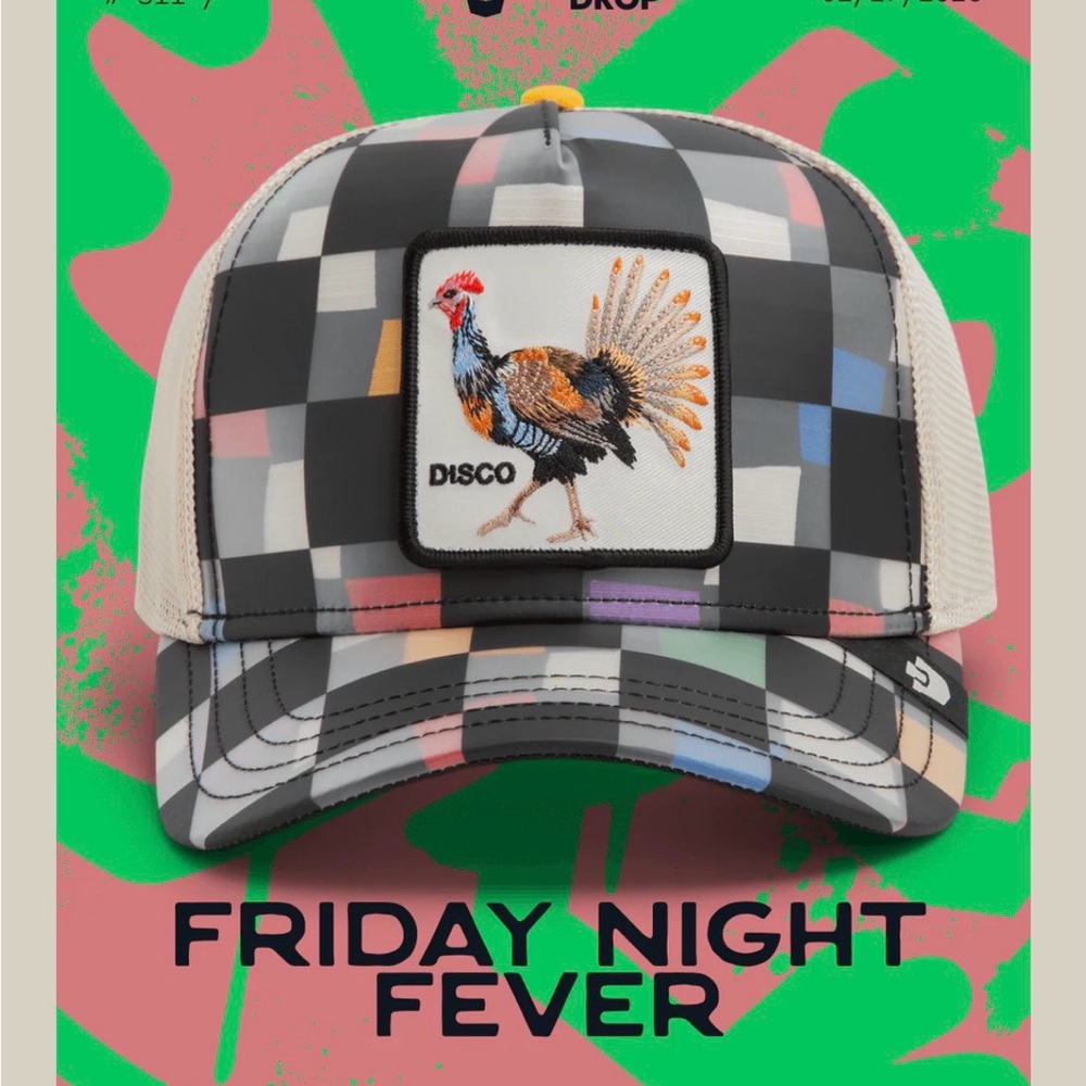 Goorin Bros.-Friday Night Fever-Disco Snapback Hat Cap-New-Unisex-Sold Out